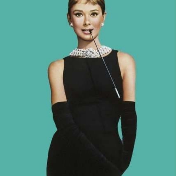 Vintage Rhinestone Collar Black Cocktail Dress | Santa Fe - Picture 3 of 9